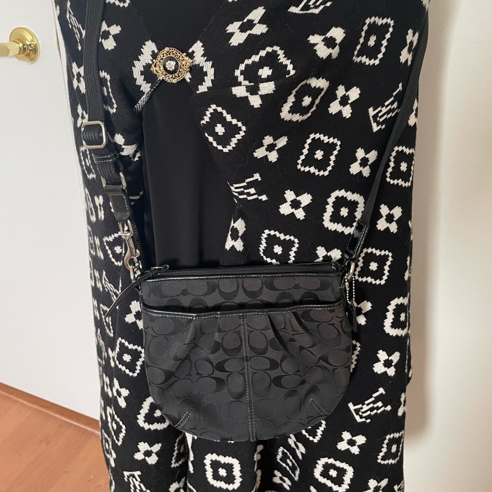 Coach Classic canvas crossbody bag